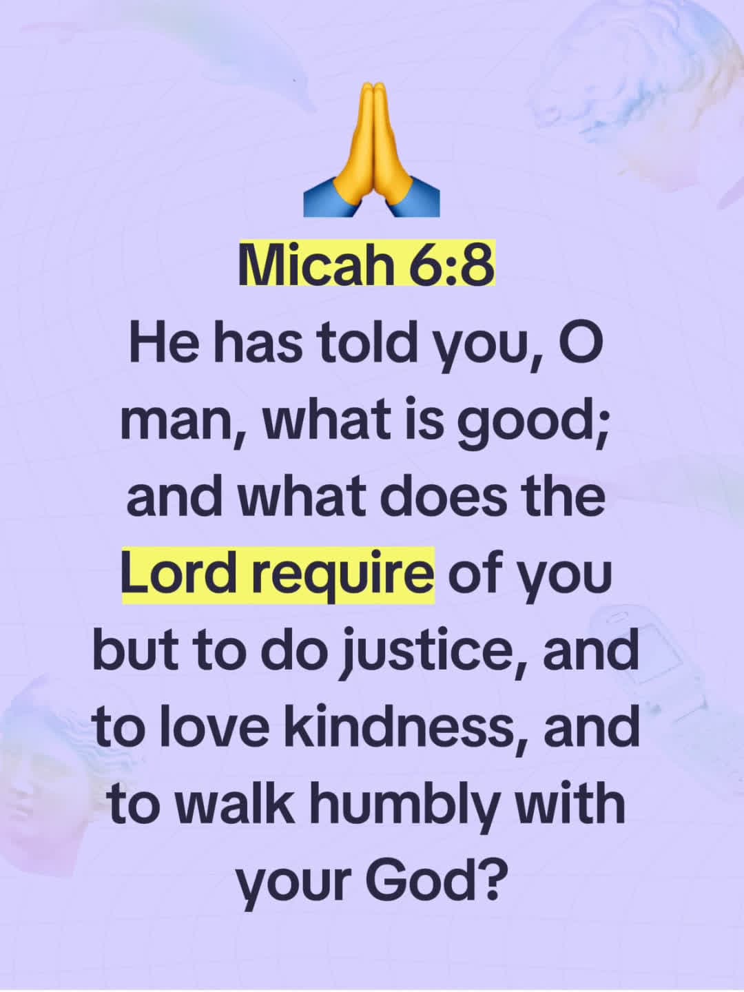 cover for Micah 6:8 read