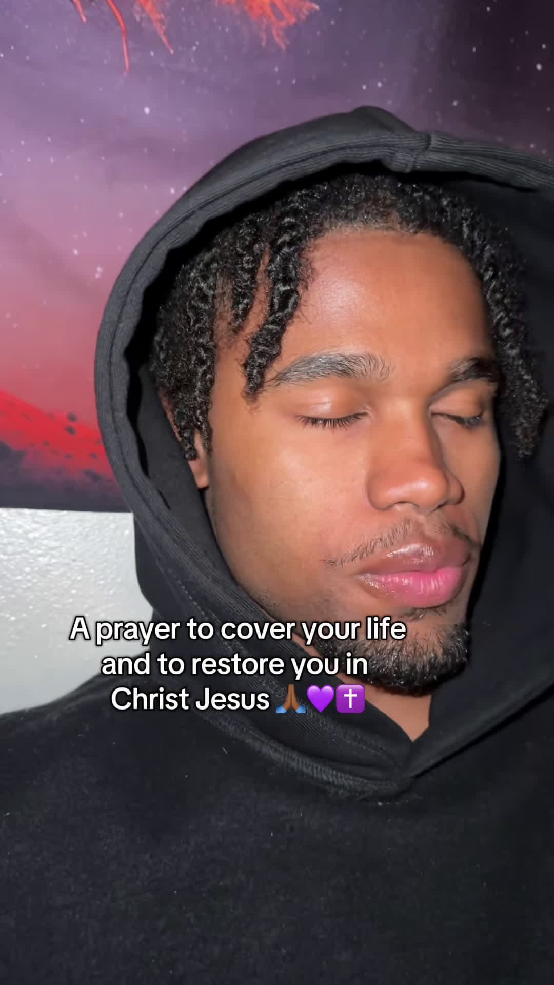 cover for In Jesus name we pray? AMEN 💜✝️🙏🏾. #fyp