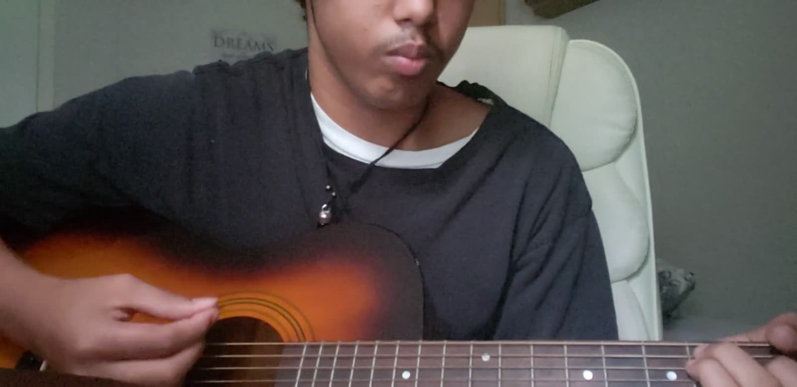 cover for Fresh strings, fresh sound! 🎸 #GuitarLife #AcousticGuitar #MusicLovers