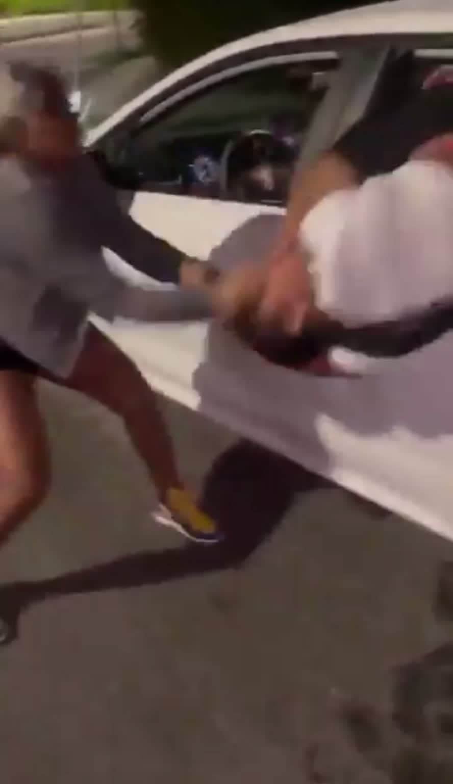 cover for She got dragged out the car #fight #fightcam #fyp