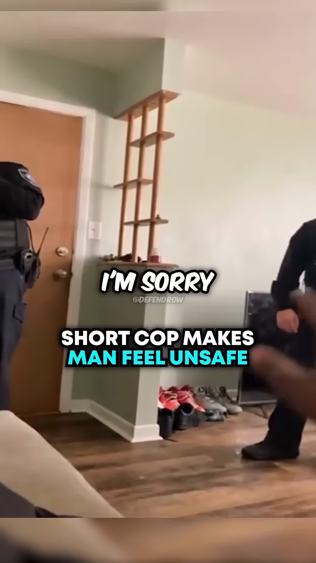 cover for Short Cop Makes Man Feel UNSAFE