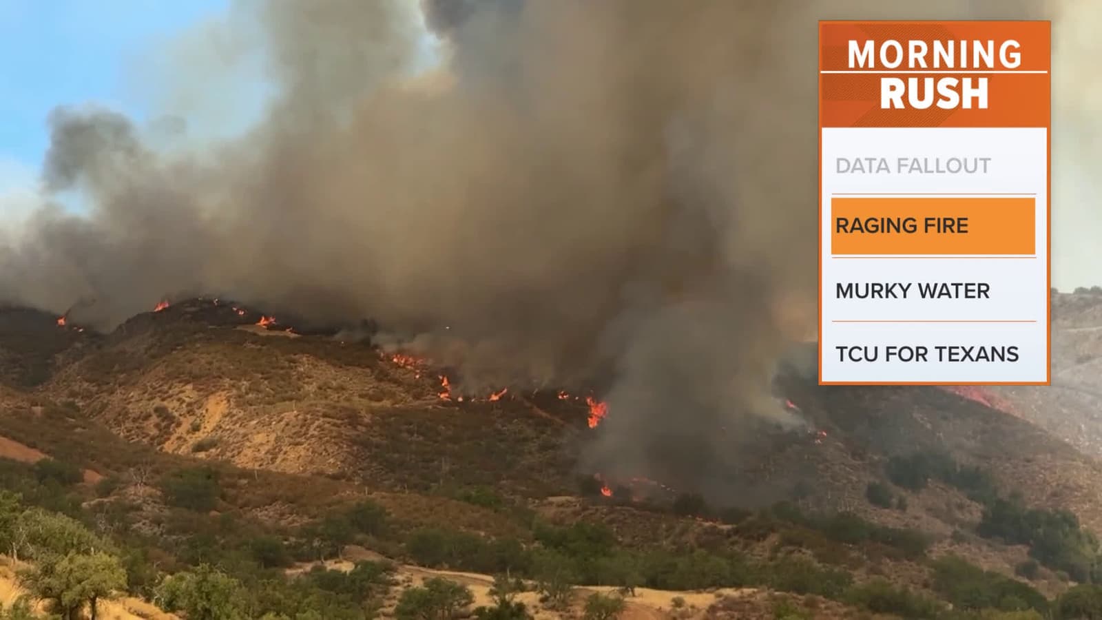 cover for Wildfire rages in Southern California, threatening homes