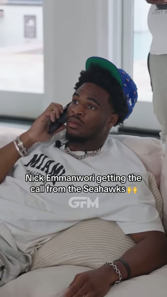 cover for Nick Emmanwori’s unforgettable moment getting drafted by the Seahawks! 🔥 #NFLDraft #Seahawks #NFLRookie