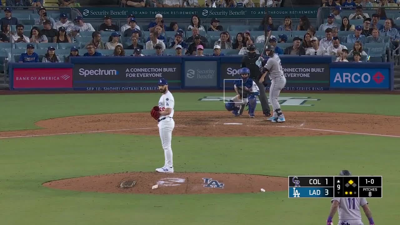 cover for Tanner Scott locks in the save by getting Hunter Goodman to line out! ⚾🔥 #BaseballHighlights #MLB #ClutchMoment
