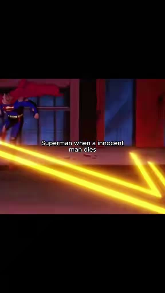 cover for Superman's reaction when he can't save everyone 😢 #superman #dccomics #sadmoment