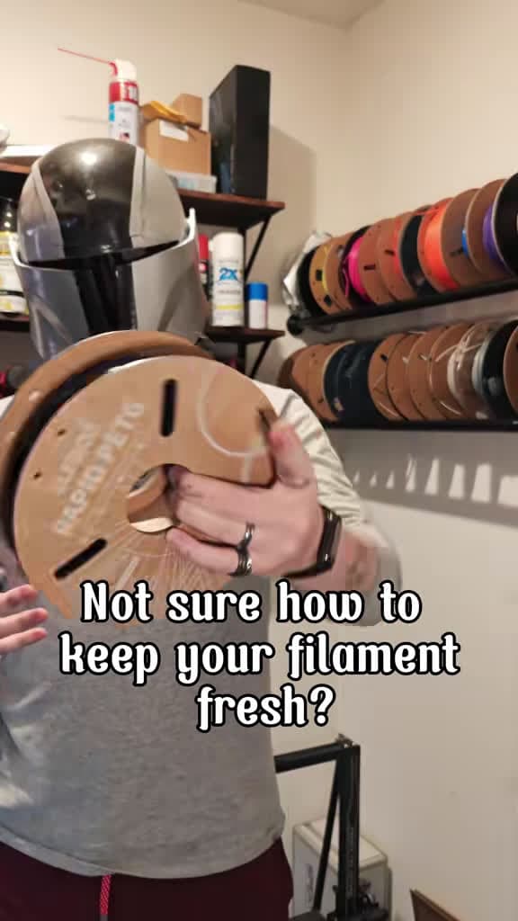 cover for Keep your 3D printer filament fresh and your prints flawless! Store in a cool, dry place at 35% humidity for best results. 🖨️ #3dprinting #filamenttips