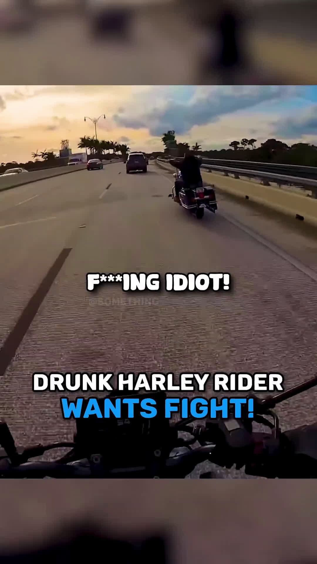 cover for #CaughtOnCamera Drunk Harley Rider Wants FIGHT With Sportbike! 😱 @VinCode17