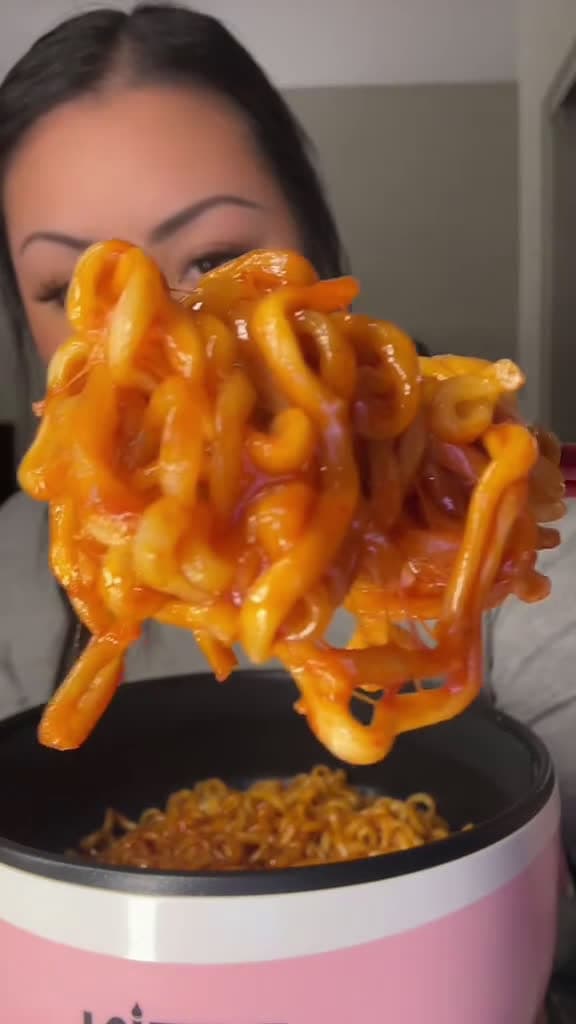 cover for The black samyang buldak noodles always hit Especially with the runny soft boiled 76330 #nicevideo