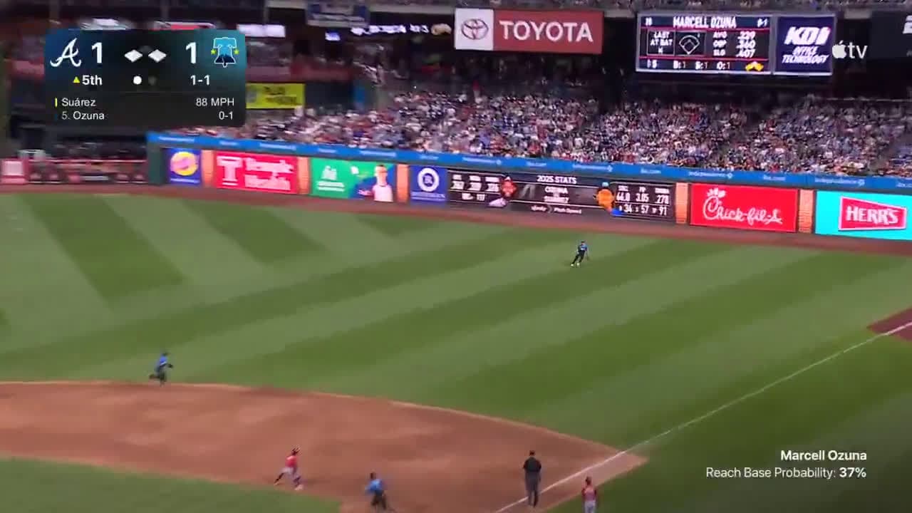 cover for Insane throw by Nick Castellanos to nab Matt Olson at home on a sac fly! ⚾️🔥 #MLBHighlights #NickCastellanos #MattOlson #Baseball #OutAtHome