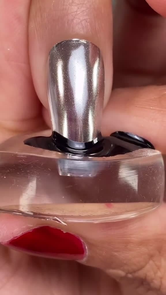 cover for Hidden Smile 🤍 Glitter Dump #nails #nailtutorial #acrylicnails #beautyhacks #satisfying #scoopz  #viral 