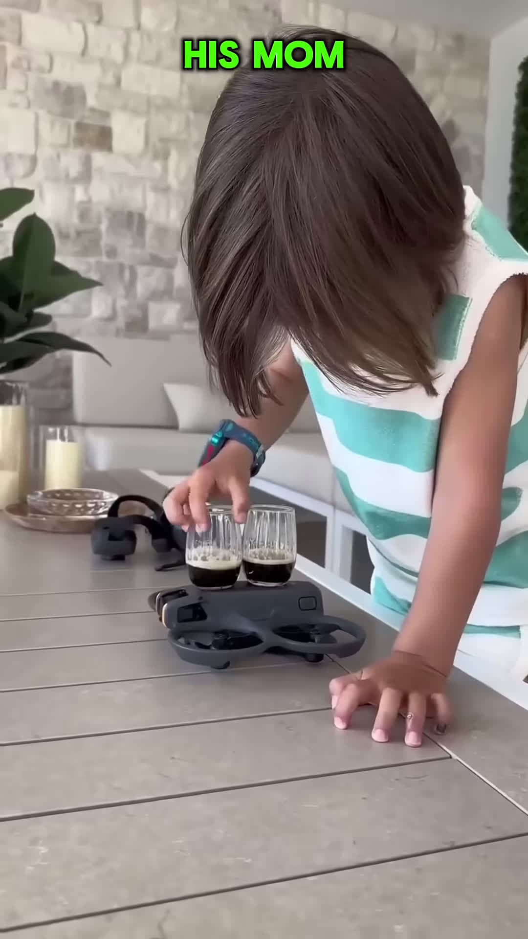 cover for Kid Sends Coffee by Drone shorts