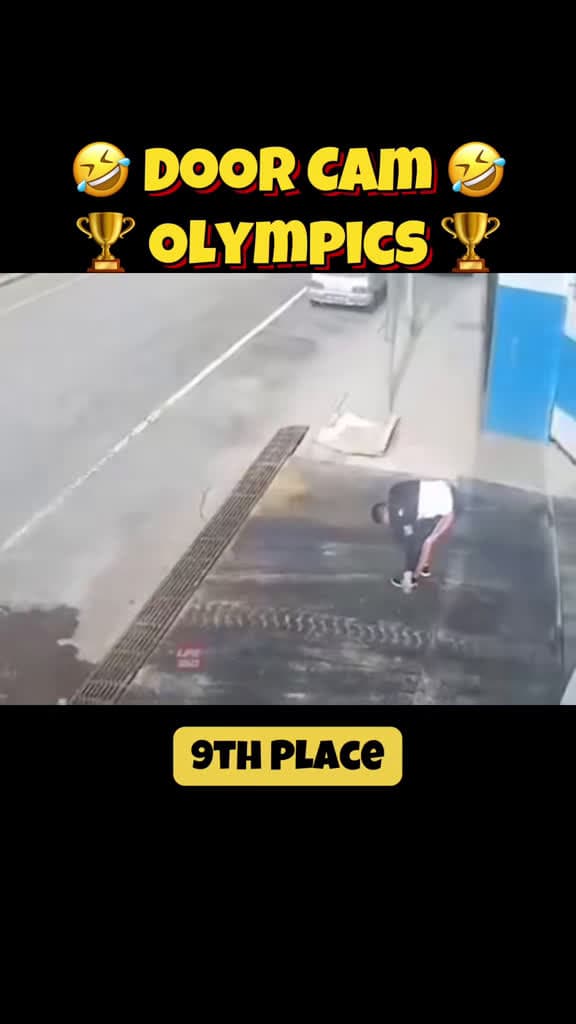 cover for Door Cam Olympics 😂🏆 Front-door chaos turns into comedy gold #DoorCam #DoorbellFails #FunnyHome #EpicDoorMoment