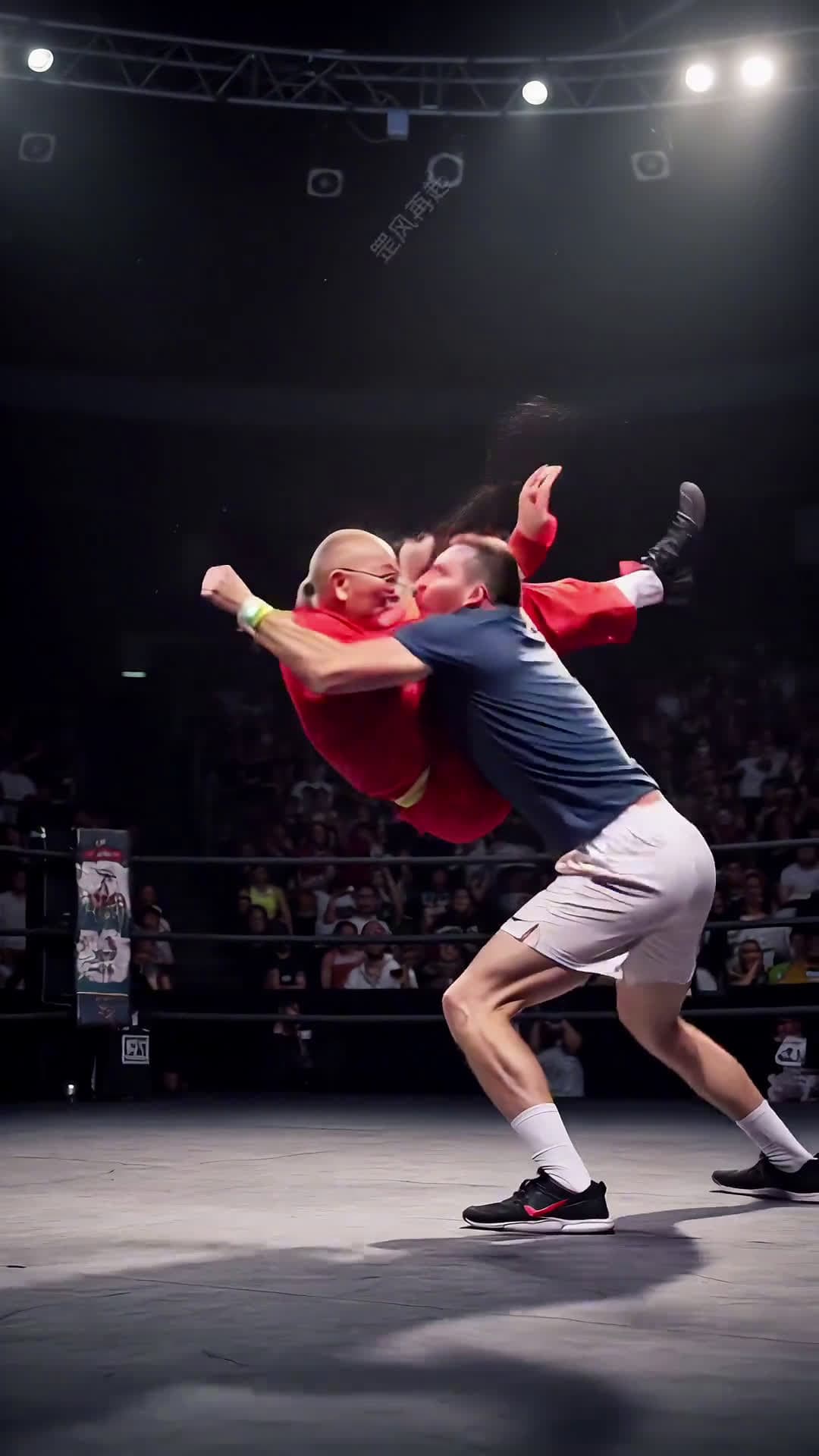 cover for AI Generated: Retired Teacher's Animal Style Kung Fu Stuns Fight Ring! #KungFuFight#MartialArts#AI#Viral