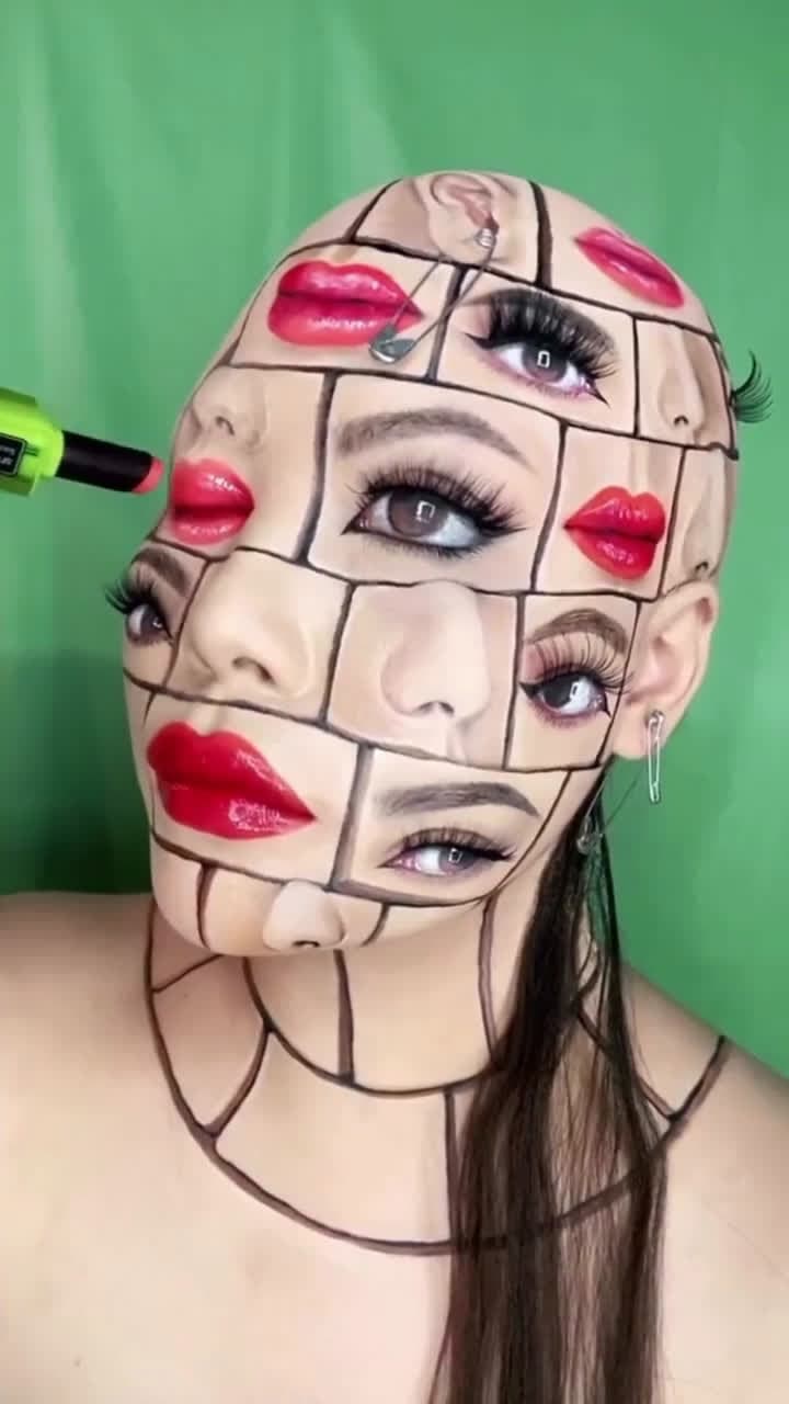 cover for Watch how makeup artists create mind-boggling transformations! 🎨🧠 #MakeupMagic #TransformationTuesday #Illusion