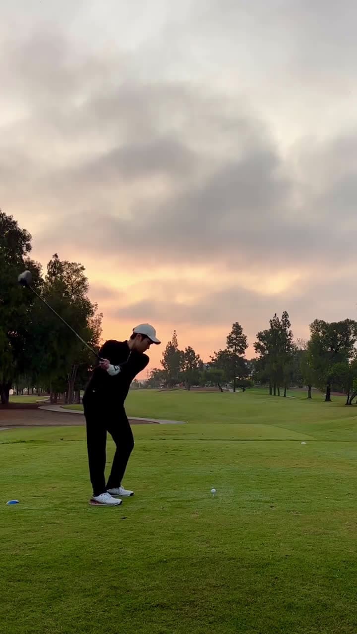 cover for Kicking off the day with a solo round at the first tee 🏌️‍♂️🌄 #GolfLife #FirstTee #SoloRound #MorningGolf #GolfVibes