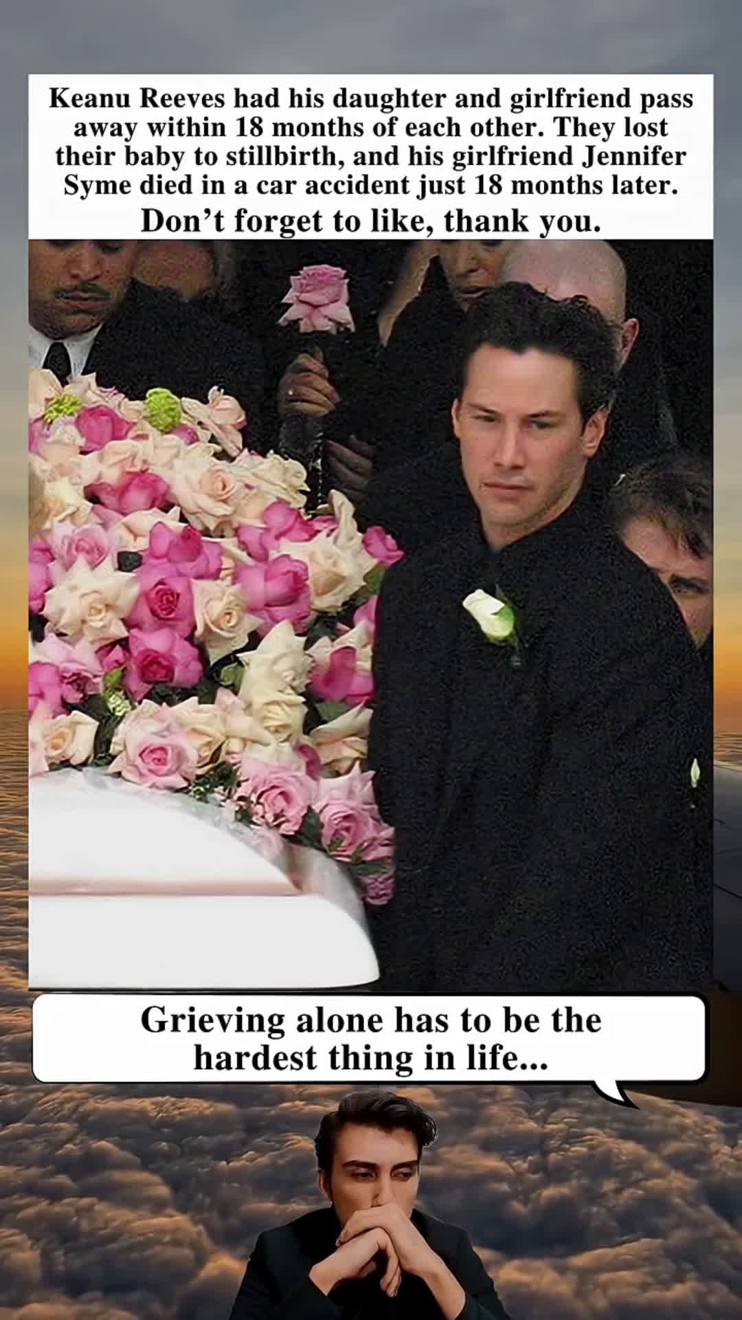 cover for Keanu Reeves Sadness Life