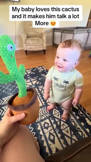 cover for My baby loves this cactus and always makes it to talk to him everyday 😂