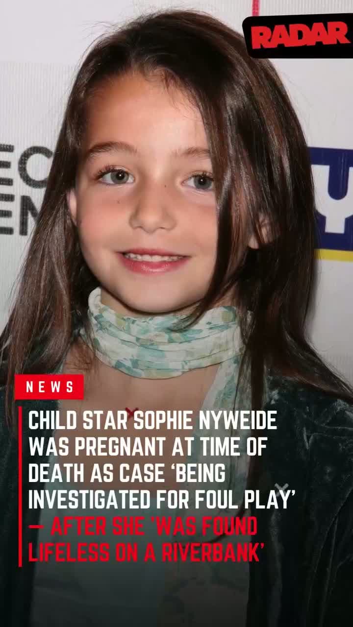cover for Authorities have launched a foul play investigation into the sudden death of former child star – who was pregnant – after her body was found on a riverbank. Link in bio for more details. (📸: MEGA)