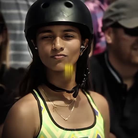 cover for Rayssa Leal rocking the skatepark! 🛹 #RayssaLeal #Skate #Olympics #Edit