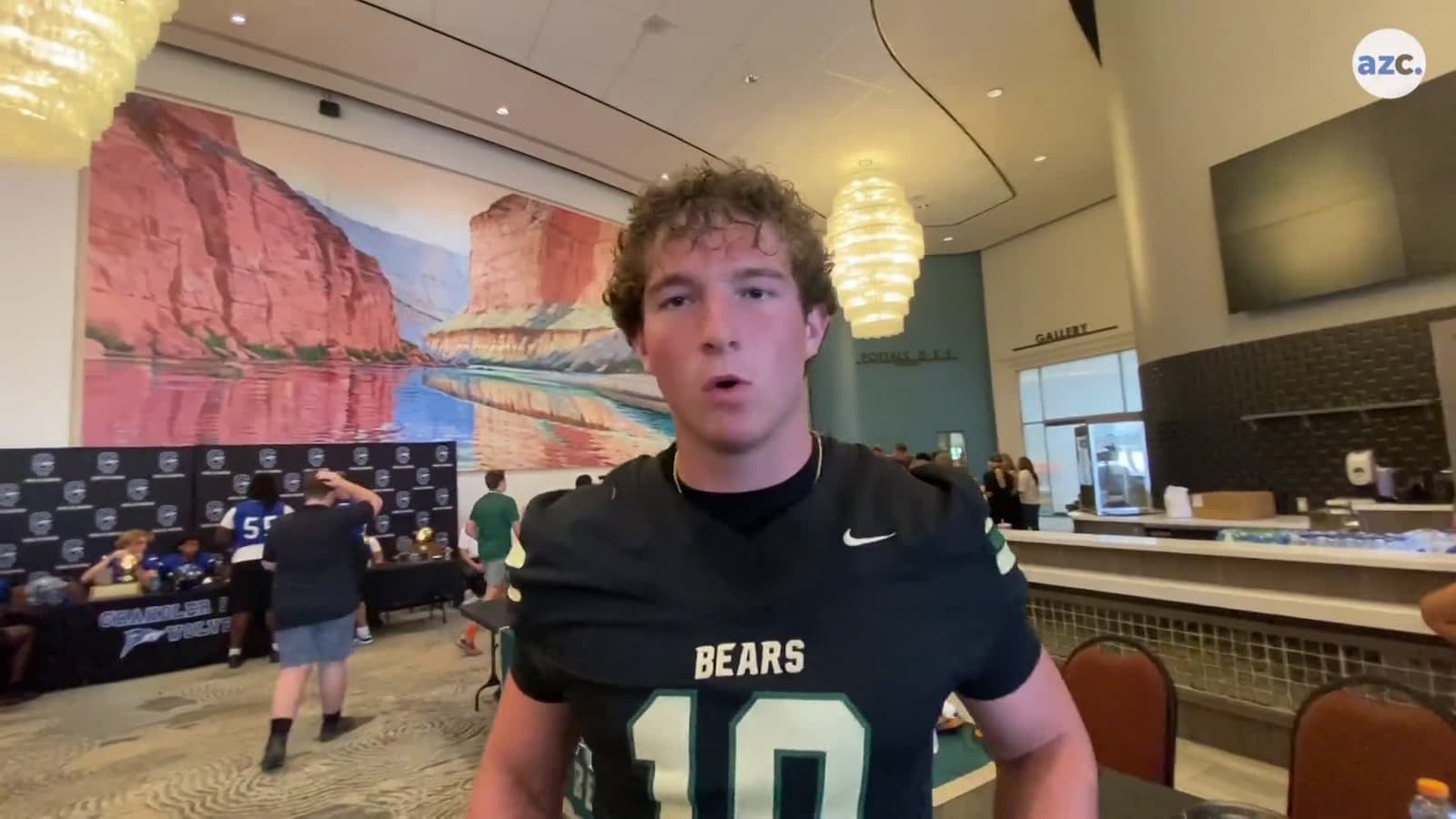 cover for Basha football edge Dante Bruley explains what his rehab was like, previews season