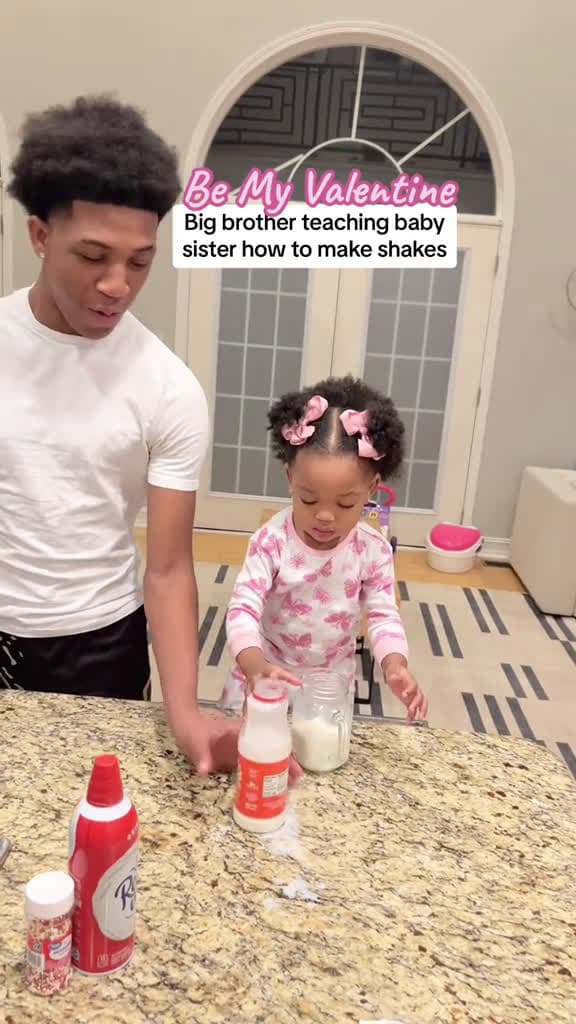 cover for The whole time he was so patient while she made the big mess. She really enjoyed it. valen 27435 #trendingscoopz