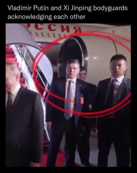 cover for When bodyguards of world leaders share a moment of mutual respect 🤝 #Diplomacy #GlobalChill #Security