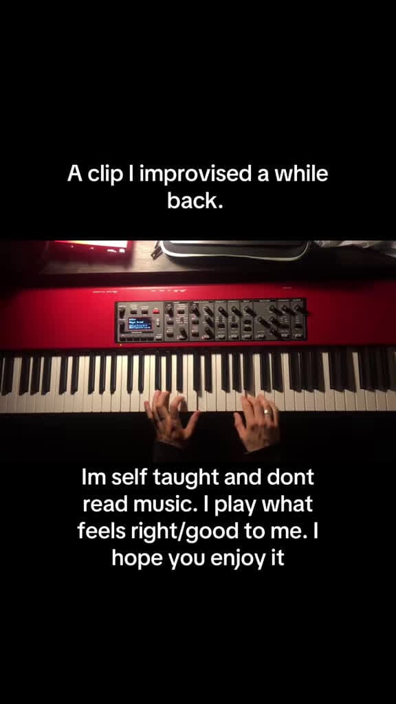 cover for Most of the music I play is improvised, built by memorizing the melodies I create. Hope you enjoy! 🎹 #piano #pianoimprovisation #nordpiano #benofficial
