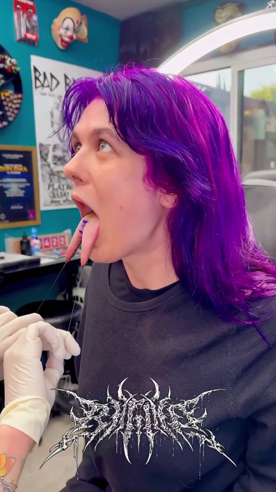 cover for Yes or no? Would you do this? #ouch #painful #omg #fyp #snaketongue #scary #fyp #viral #trending #scoopz #meme 