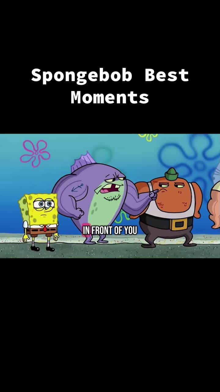 cover for SpongeBob's best moments you need to see today 😆 #SpongeBob #PatrickStar #SpongeBobMeme #Animated #Cartoon