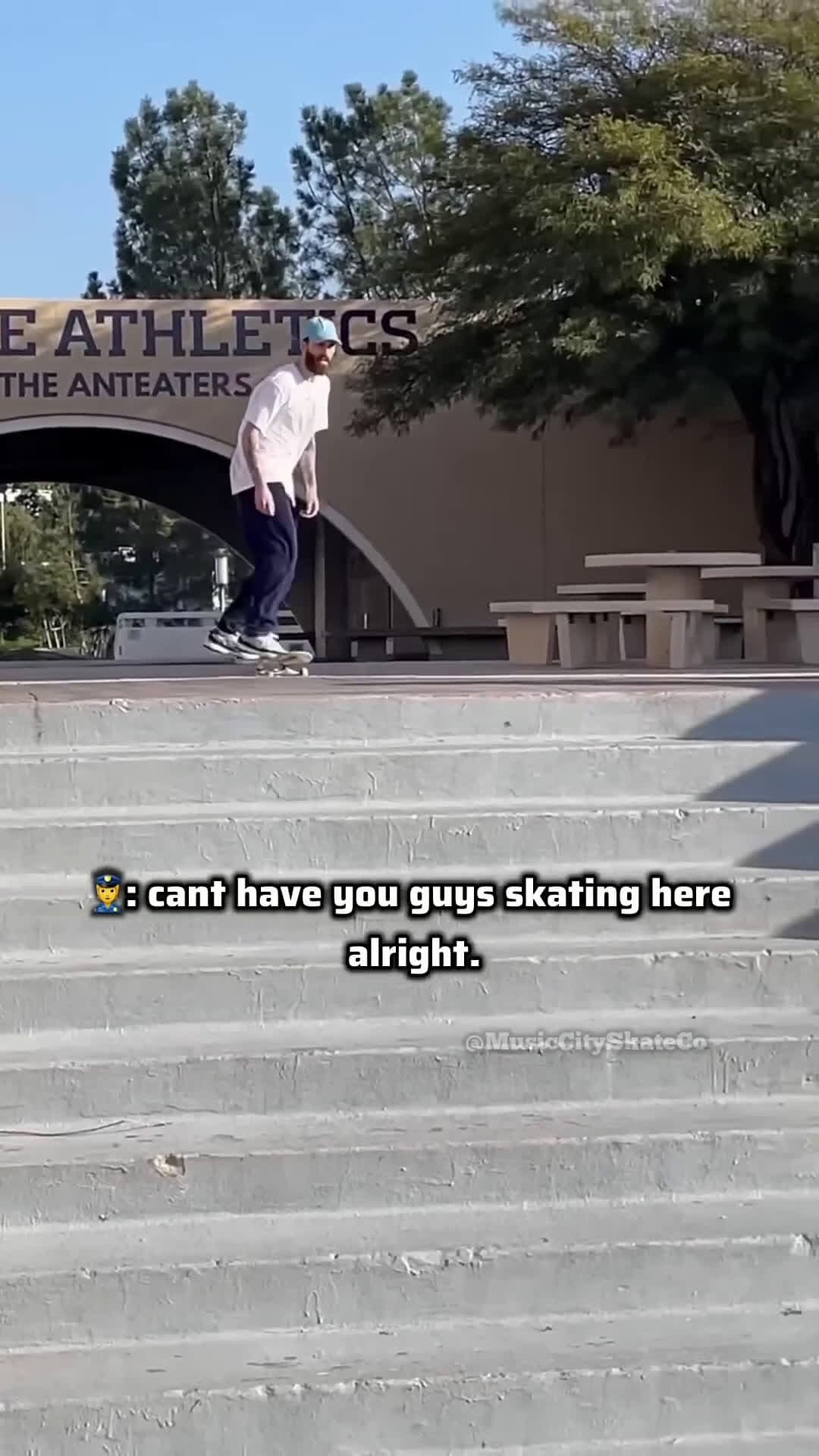 cover for Cop went from “you cant skate here” to “were honored to have you skating here” via Kenny Stanley. #bodycam 