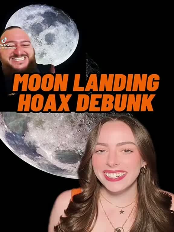 cover for Debunking the Moon Landing Hoax once and for all! 🌕🚀 #NASA #MoonLanding #SpaceFacts