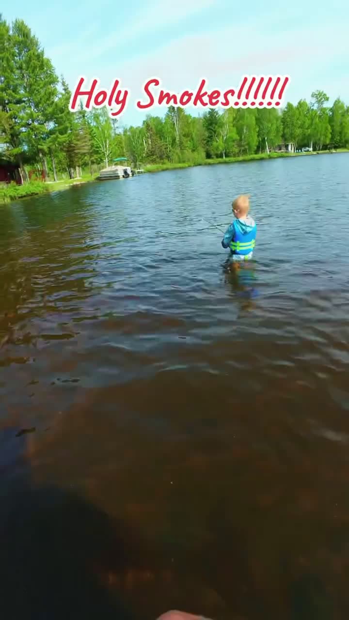 cover for Jamo doesn't need a fish finder, he IS the fish finder! #FunniestVideoOnMyPhone#OddlySatisfying
