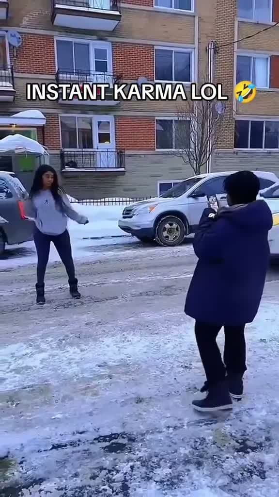 cover for Watch until the end 🤣 Instant karma alert! #karma #funny #fails 😂