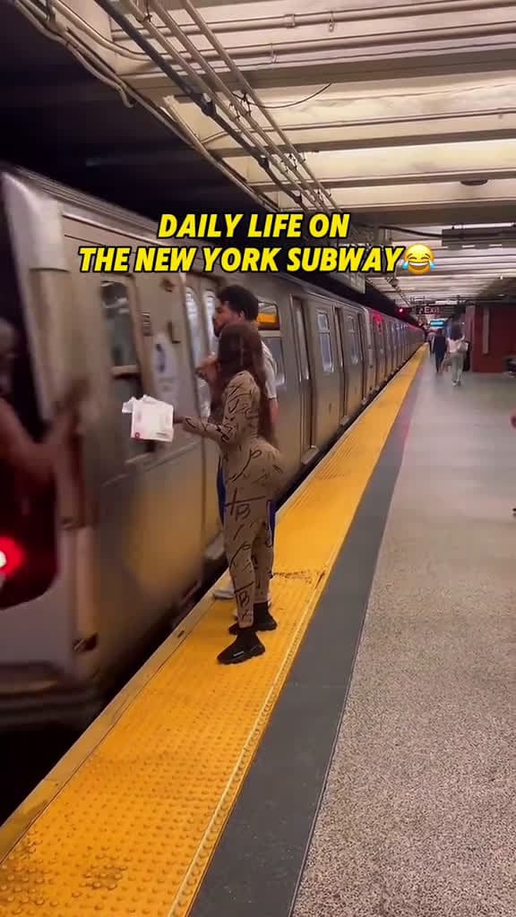 cover for New York Subway daily😂😂#Newyork #newyorkcity #subway #freedom #daily  created by Edison with Edison’s 原聲