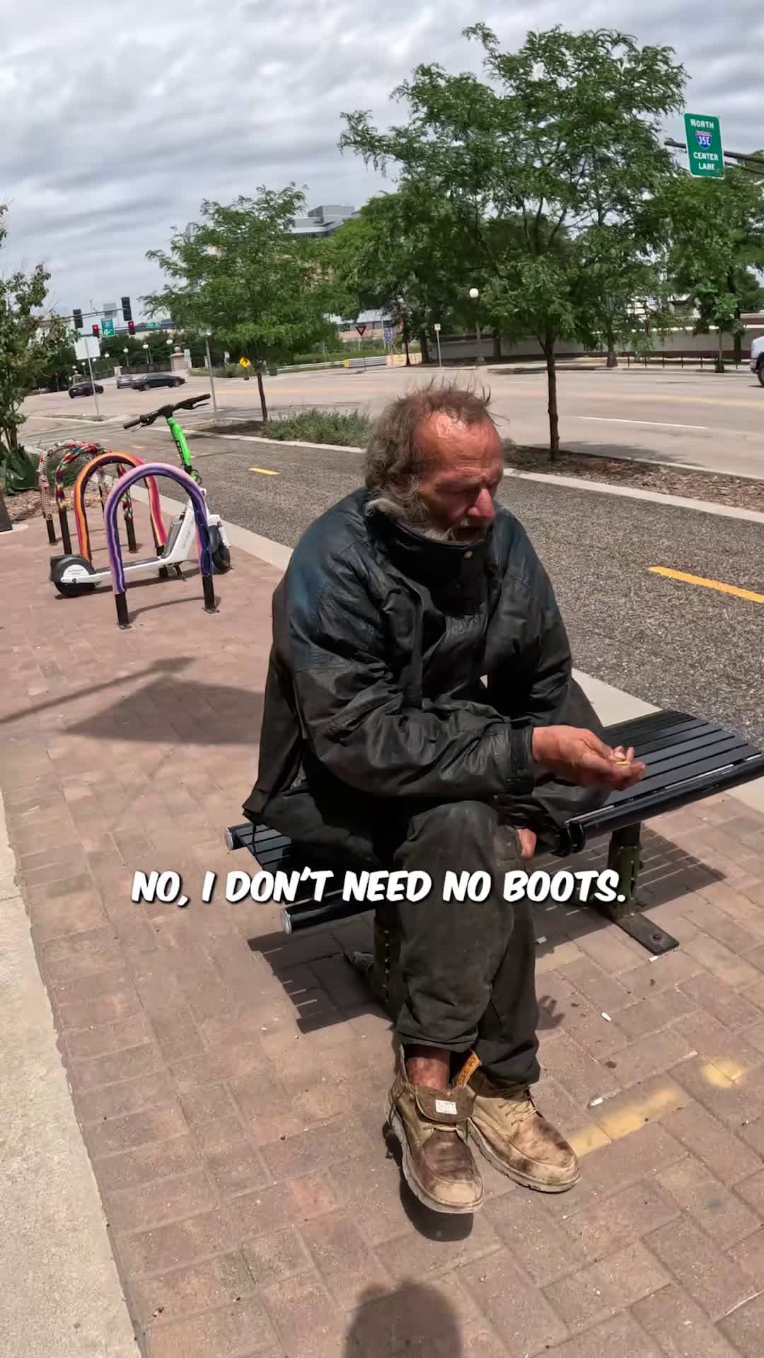 cover for Helping a homeless man get a job! (GoFundMe L1NK 1N B1O)🥺❤️