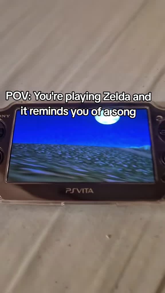 cover for That Zelda tune is everything 😂 Retro vibes from a classic PS Vita moment #retrogaming #nostalgia #psvita #gaming