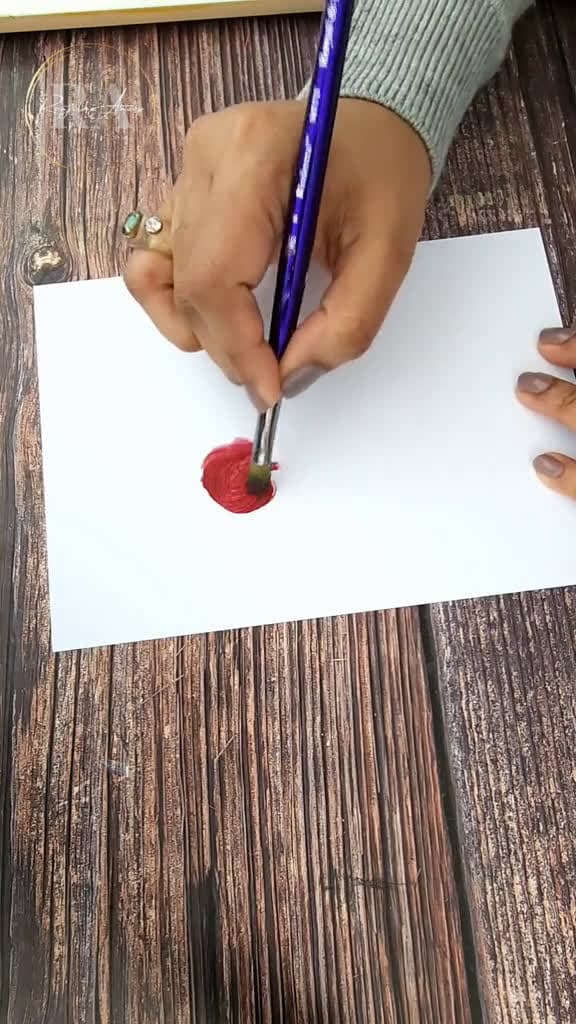 cover for Beautiful Brush Strokes  Red Roses fyp foryoupage flowergirl redroses brushchalle 88037 #followMe
