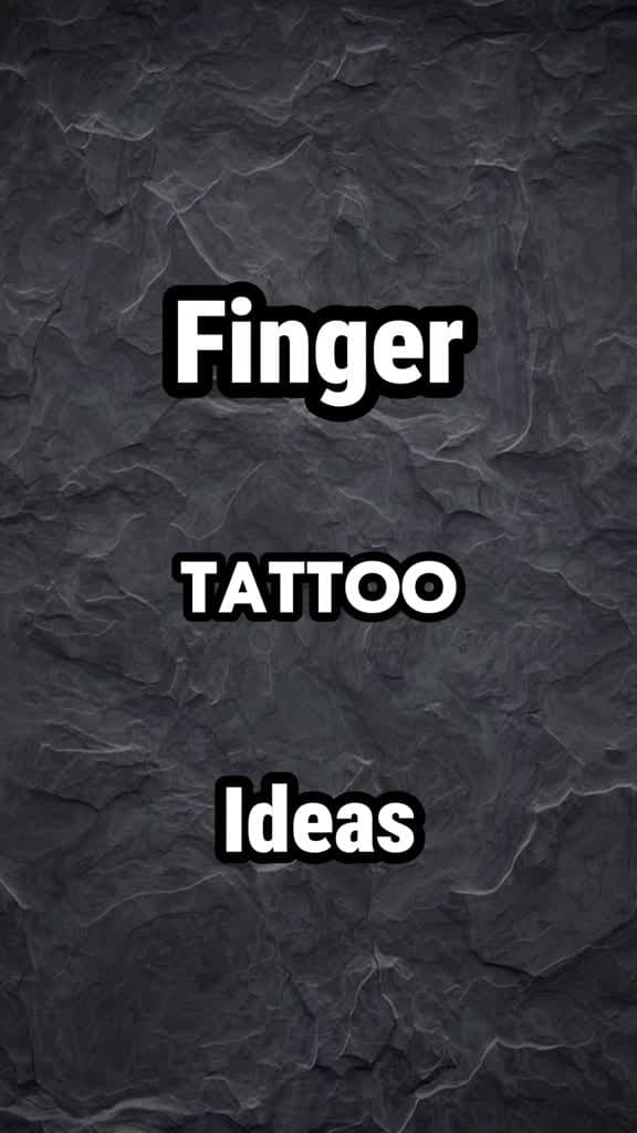 cover for Stunning finger tattoo inspo you’ll love! 💍✨ #tattooideas #fingertattoo #tattootrend #tattoolover