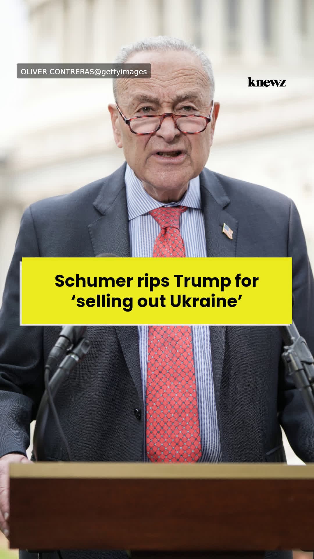 cover for Schumer rips Trump for ‘selling out Ukraine’