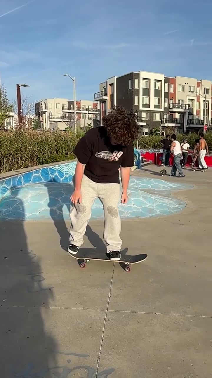 cover for Insane Frontside Pop Shuv! 🛹🔥 #Skateboarding #PopShuvit #TrickShot