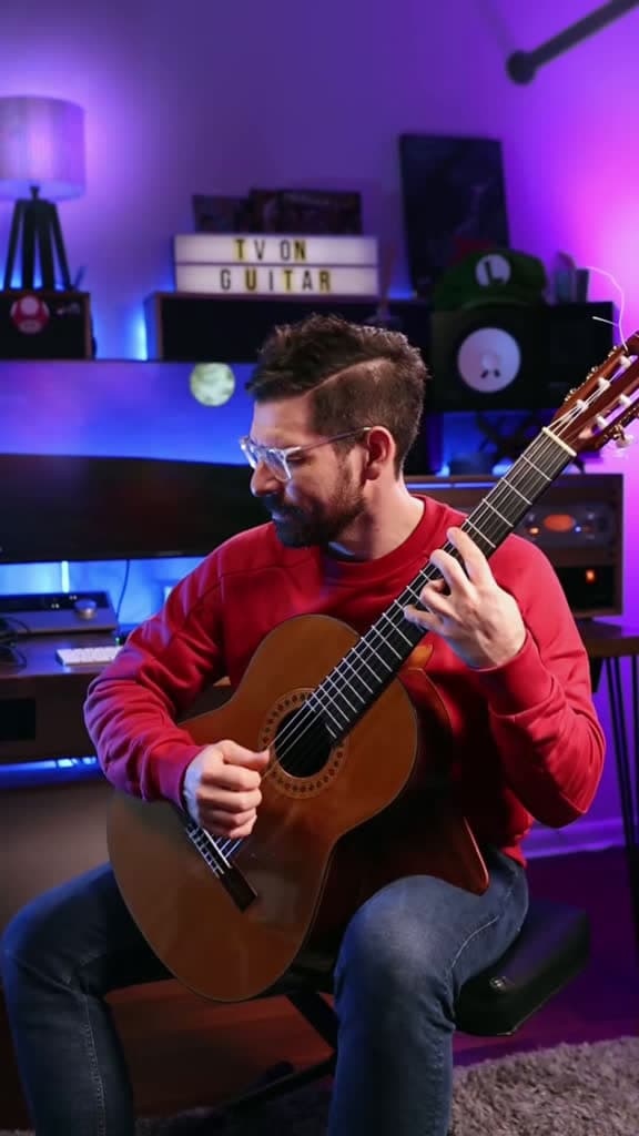 cover for Zelda: Ocarina of Time title theme medley in the works on classical guitar. 🎸✨ #Zelda #OcarinaOfTime #VideoGameMusic #ClassicalGuitar