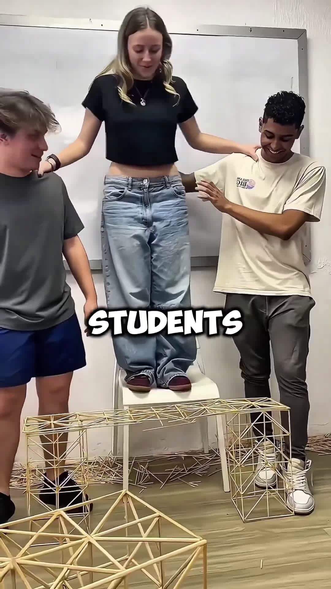 cover for They need to construct a bridge using wooden sticks