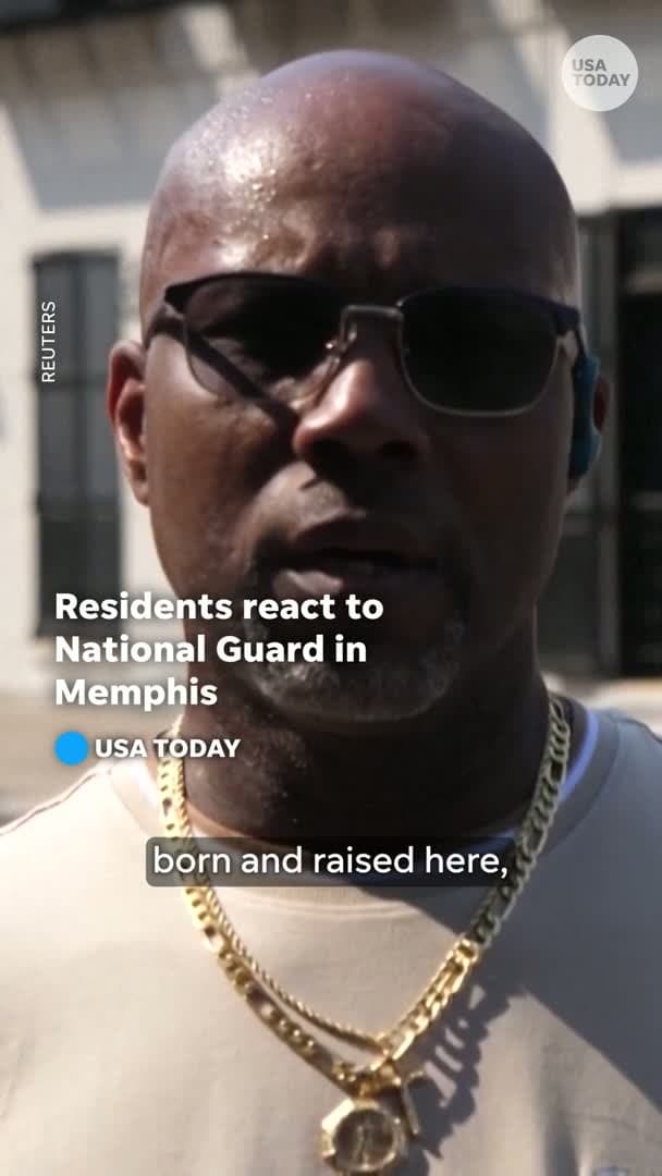 cover for Memphis residents react to Donald Trump's National Guard deployment