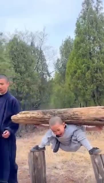 cover for Young Shaolin Monk Impossible Training!
