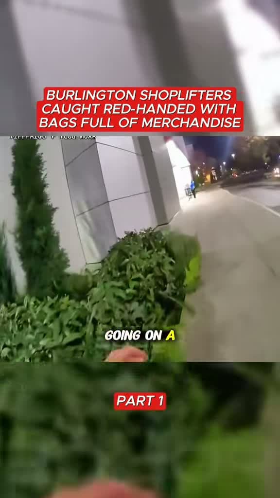 cover for Shoplifters caught red-handed at Burlington with bags full of stolen goods! 🚨🛍️ #CaughtInTheAct #Shoplifting #PoliceAction #Burlington #CrimeStop