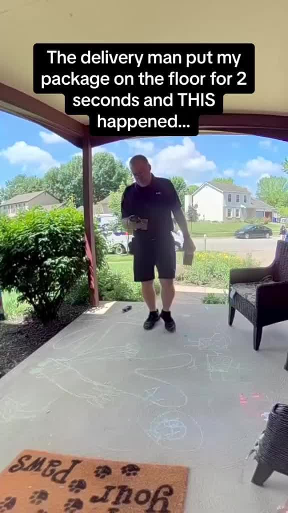 cover for The delivery man shut the package on the floor for two seconds, and this happened!