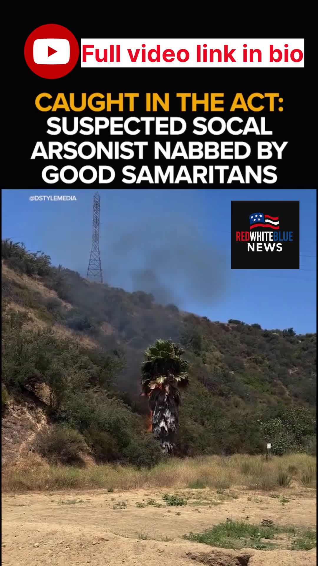 cover for After massive wildfires scorched Southern California, tensions are high—and this weekend, bystanders at Runyon Canyon weren’t taking any chances. When a man was spotted allegedly trying to ignite a brush fire  #breakingnews #breaking #usanews #fire #arson #caughtoncamera