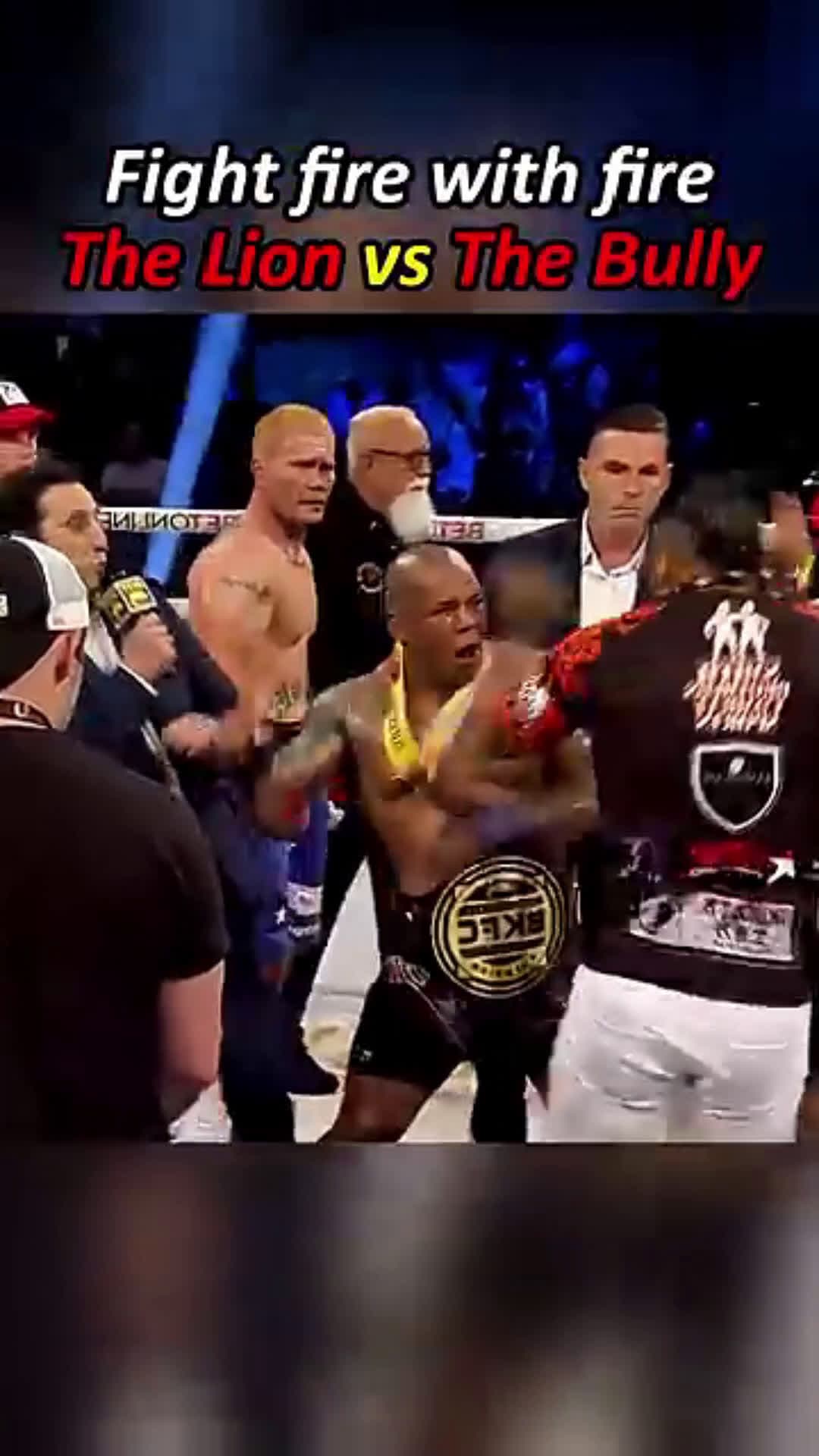 cover for The elbow of justice completely shut him down#boxing