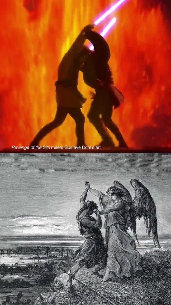 cover for Did George Lucas borrow inspiration from Gustave Doré? See how Doré's engravings echo in Star Wars. ✨ #GeorgeLucas #GustaveDore #StarWars #ArtInfluence #FilmArt