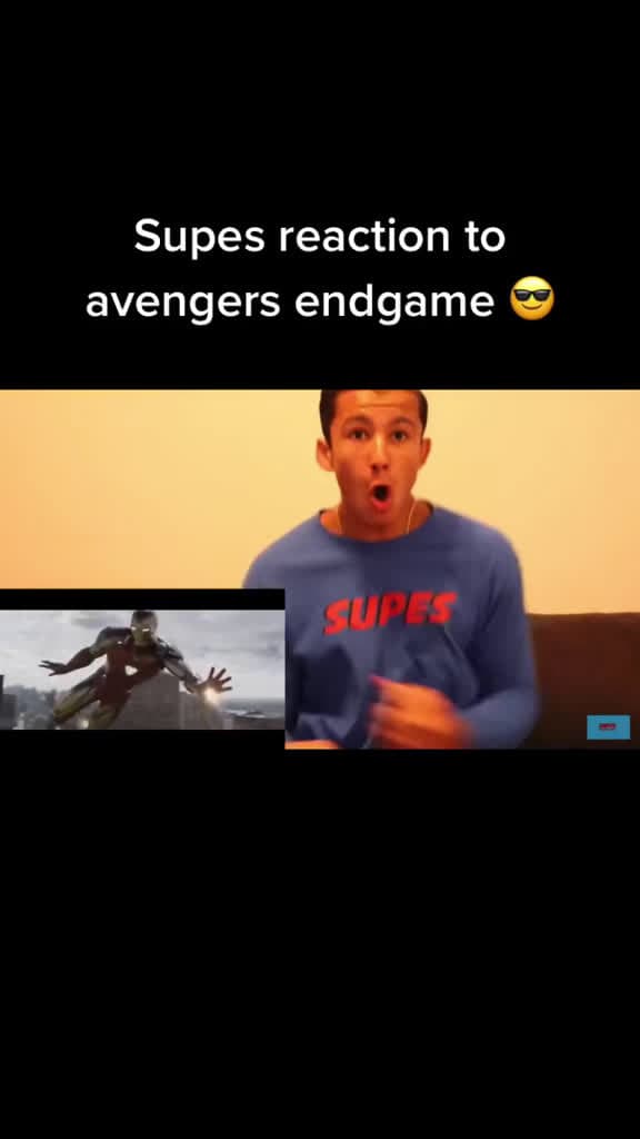 cover for You won't believe his reaction to Avengers Endgame — absolutely priceless! 🔥 #AvengersEndgame #MarvelStudios #Reaction #FYP